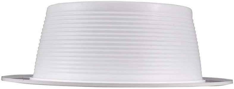 NICOR Lighting 6-Inch White Recessed Baffle Trim for 6-Inch Housings - Image 2